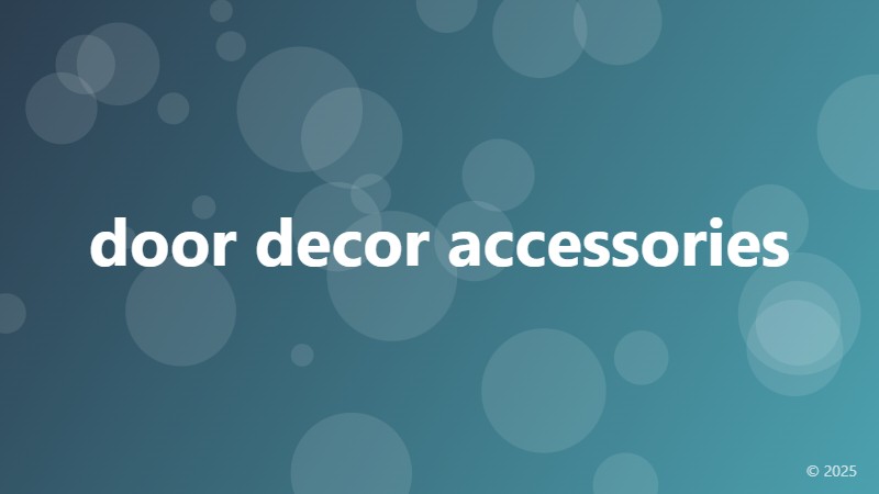 door decor accessories