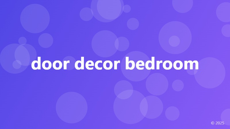 door decor bedroom