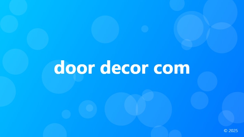 door decor com