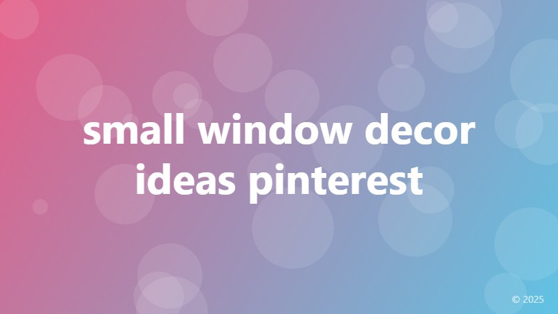small window decor ideas pinterest